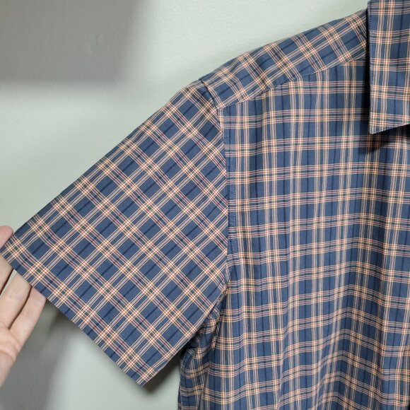 PATAGONIA Fezzman Plaid Button Down Shirt Short Sleeve Organic Cotton Men's XL - Picture 5 of 13